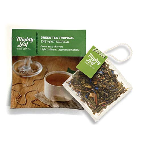 Mighty Leaf Tea Green Tea Tropical Tea Pouches, Green Tea Bags I