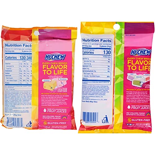 Hi-Chew Fruit Chew Variety Pack - 16 Pack - 3 Ounces Per Bag - 8...