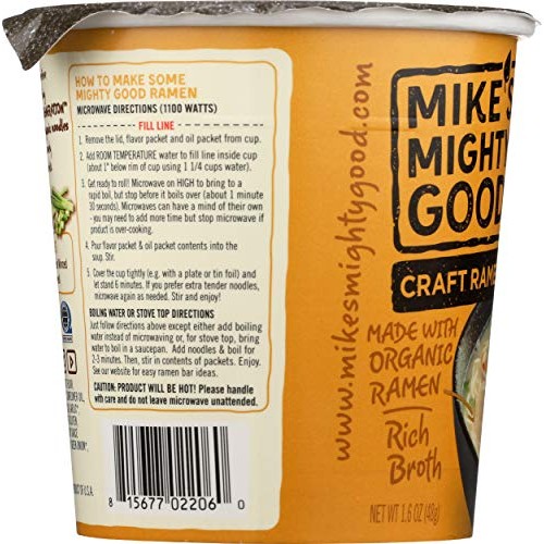 Mikes Mighty Good Ramen Soup, Chicken, 1.6 Oz