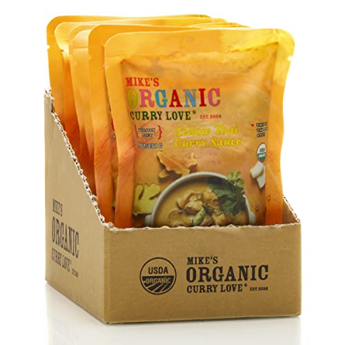 MIKES ORGANIC CURRY LOVE Premium Yellow Thai Curry Sauce ORGANI...