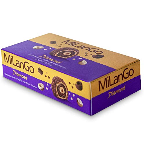 Milango Diamond Fine Hazelnut Milk Chocolate Pack Of 100 Gram