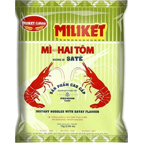 Miliket-Colusa Vietnam Instant Ramen Noodles - Shrimp Satay Flav