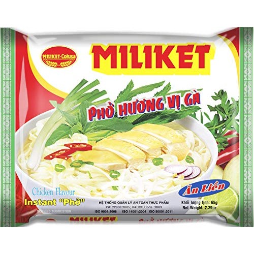 Miliket-Colusa Vietnam Instant Rice Noodles - Chicken Flavor Ins