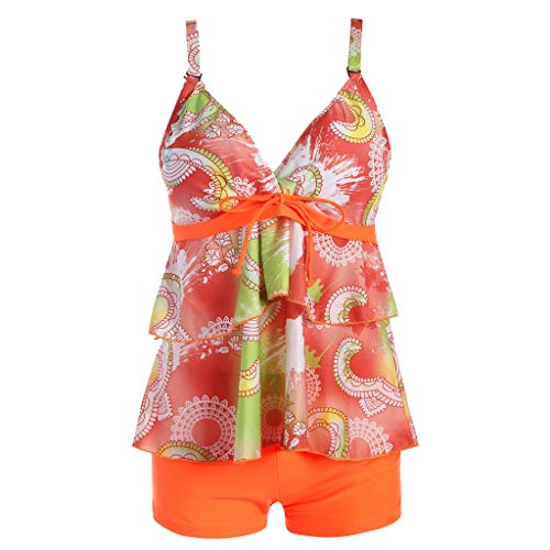 Women Tankini Sets With Boy Shorts Ladies Bikini Set Swimwear Pu