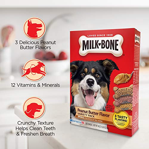 Milk-Bone Peanut Butter Dog Treat, Small