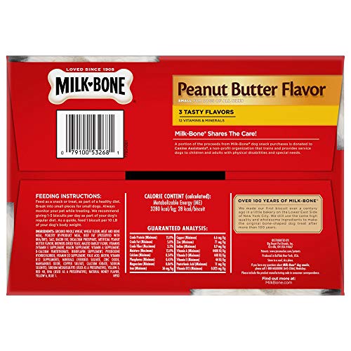 Milk-Bone Peanut Butter Dog Treat, Small
