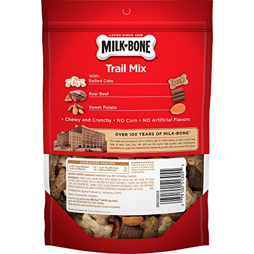 Milk-Bone Trail Mix Dog Treats, Real Beef &Amp; Sweet Potato Flavor,