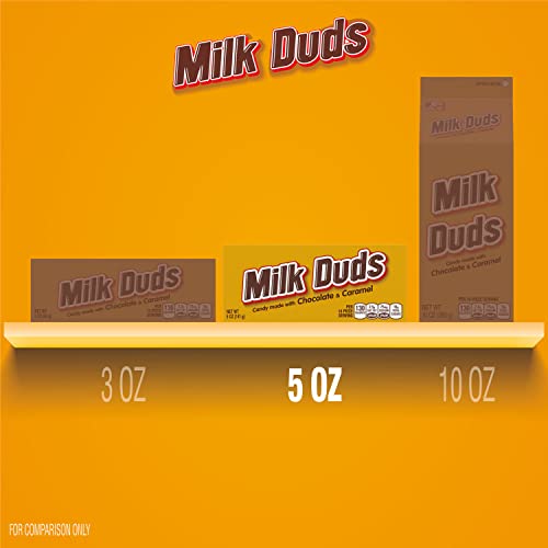 Milk Duds Chocolate And Caramel Candy, Bulk Movie Snack, 5 Oz Bo