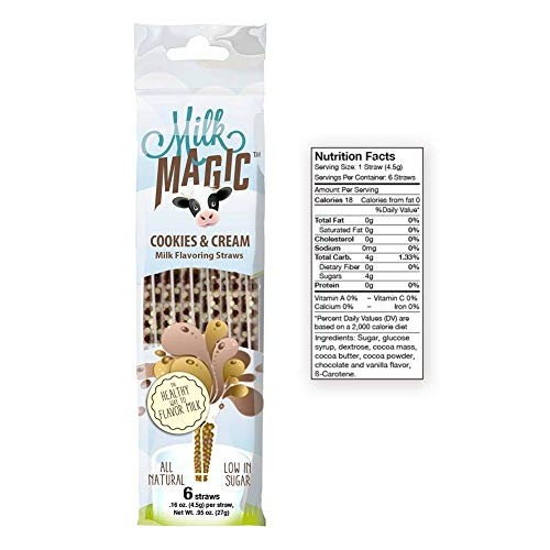 Milk Magic Milk Flavoring Straws Bundle: 2 Chocolate, 2 Strawber Milk Magic Milk Flavoring Straws Bundle: 2 Chocolate, 2 Strawber