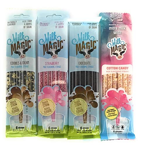Milk Magic - 4 Flavors - Strawberry, Cotton Candy, Chocolate And