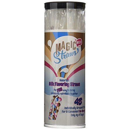 Milk Magic, Milk Flavoring Straws, Variety Pack, 48 Ct,
