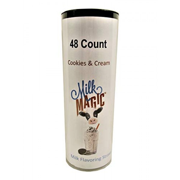 Milk Magic Magic Milk Straws 48 Count Tube Of Magic Straws Cook