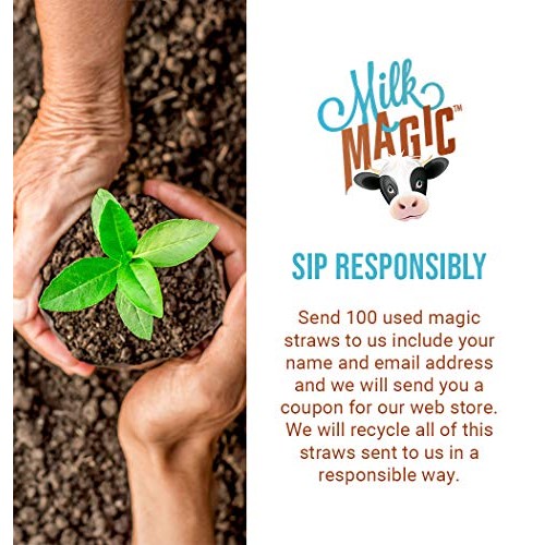 Milk Magic Flavoring Straws, 2-Pack Bundle 24 Straws Per Pack,