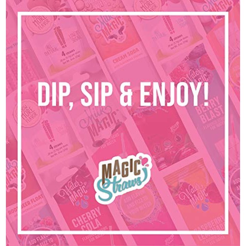 Milk Magic Flavoring Straws, 2-Pack Bundle 24 Straws Per Pack,