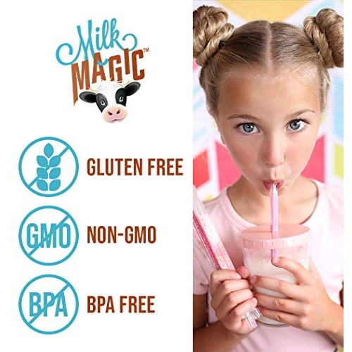 Milk Magic Flavoring Straws, 2-Pack Bundle 24 Straws Per Pack,