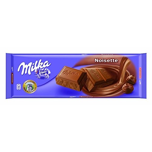 Milka Noisette Milk Chocolate &Amp; Hazelnut Cream Bar 300G
