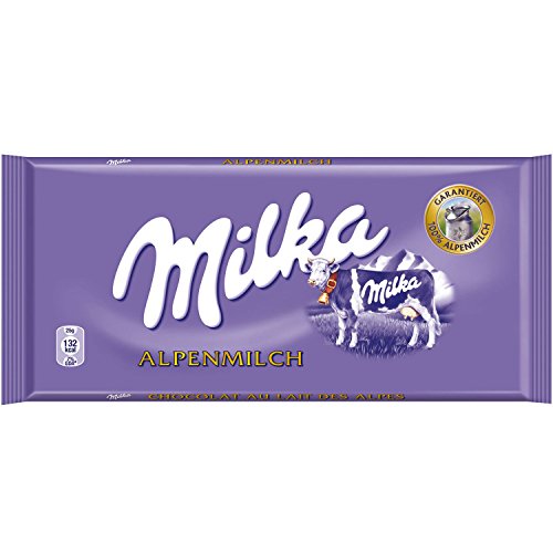 Worlds Best Milka Chocolate - Alpine Milk, 10 Bars