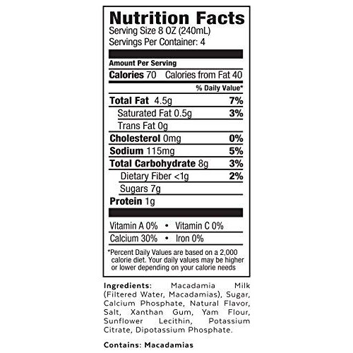 Milkadamia Latte Da Barista, Macadamia Milk, 32 Oz Pack Of 3,