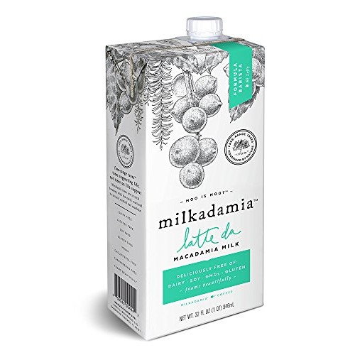 Milkadamia Latte Da Barista, Macadamia Milk, 32 Oz Pack Of 3,