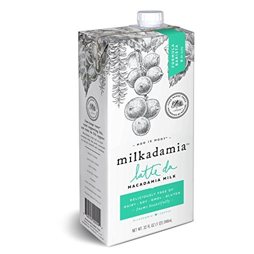 Milkadamia Latte Da Macadamia Milk Barista Blend, Dairy Free, Ve