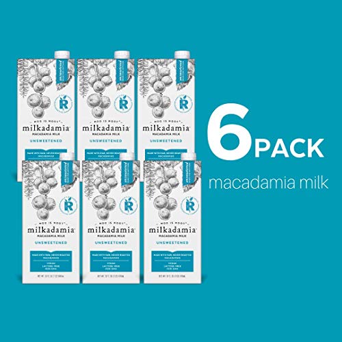 Milkadamia Macadamia Milk, Unsweetened - 32 Fl Oz Pack Of 6
