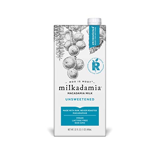 Milkadamia Macadamia Milk, Unsweetened - 32 Fl Oz Pack Of 6