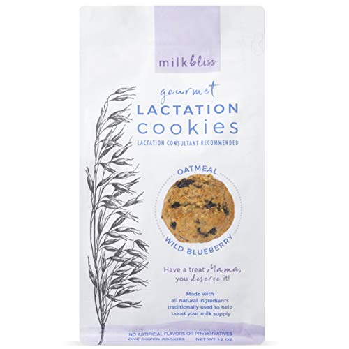 Milkbliss Wild Blueberry Soft Baked Lactation Cookies For Breast