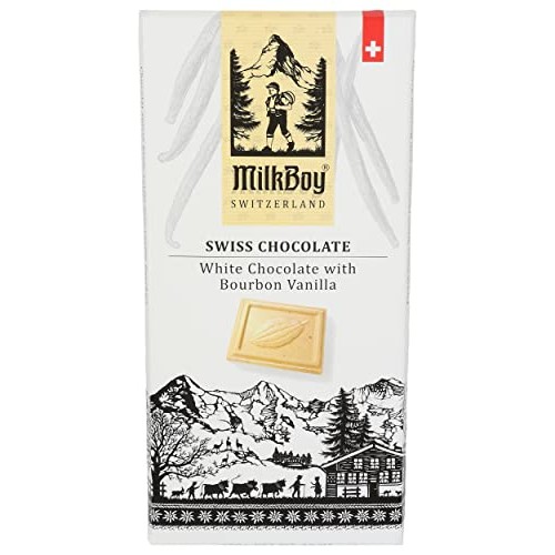 MILKBOY White Chocolate Bourbon Vanilla Bar, 3.5 OZ