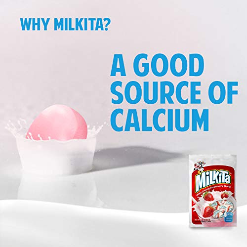 Milkita Creamy Shake Candy Bag, Gluten Free Chewy Candies With C