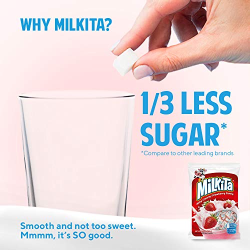 Milkita Creamy Shake Candy Bag, Gluten Free Chewy Candies With C
