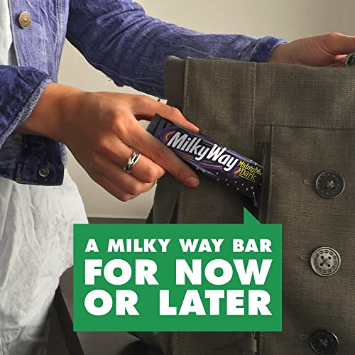 Milky Way-- Single Size Candy Bars--Midnight Dark Chocolate Cara
