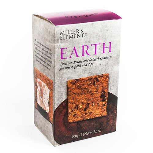 Millers Elements Crackers - Earth 3.5 Ounce