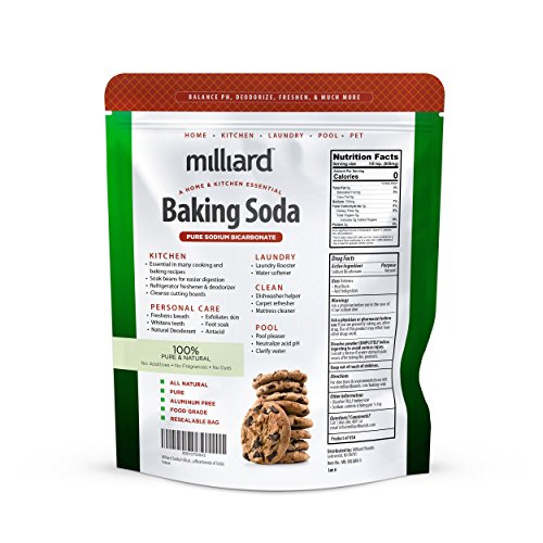 Milliard 5Lbs Baking Soda / Sodium Bicarbonate Usp - 5 Pound Bul