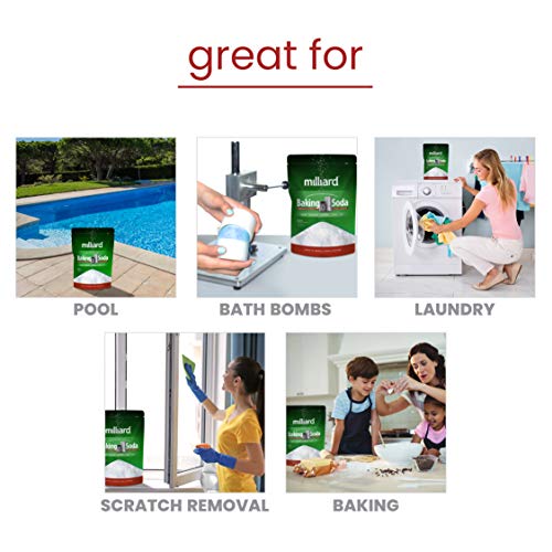 Milliard 5Lbs Baking Soda / Sodium Bicarbonate Usp - 5 Pound Bul