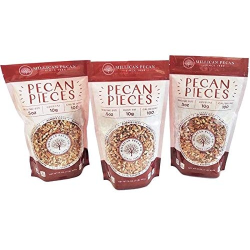 Orchard Fresh Raw Chopped Pecan Pieces, 3 lb bag | Millican Peca...