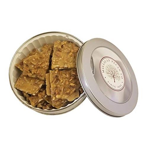 Texas Pecan Brittle 12 oz Gift Tin | Millican Pecan since 1888 |...