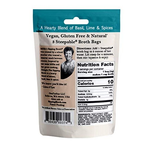 Millies Sipping Broth Steepable Sipping Broth With Vegetables A