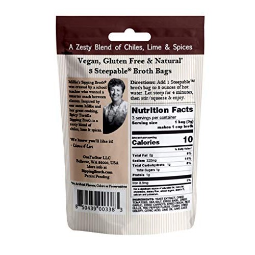 Millies Sipping Broth Steepable Sipping Broth With Vegetables A