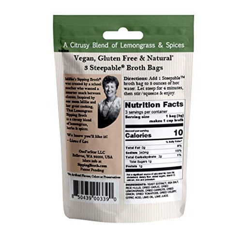 Millies Sipping Broth Steepable Sipping Broth With Vegetables A