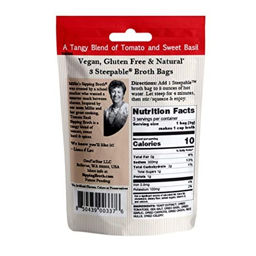 Millies Sipping Broth Steepable Sipping Broth With Vegetables A