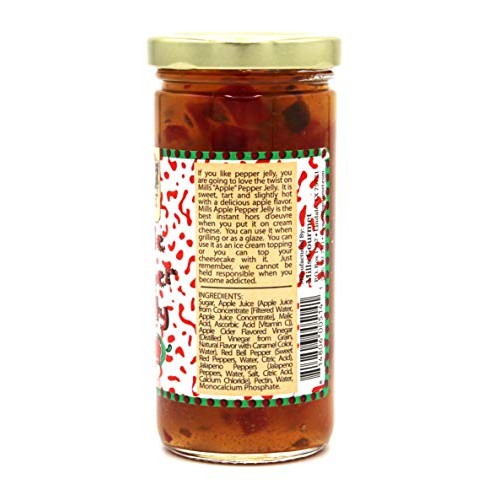 Mills Gourmet Apple Pepper Jelly - Bursting With Flavors Of Fres