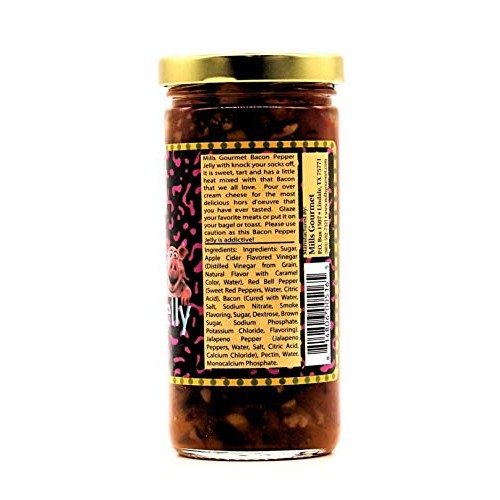 Mills Gourmet Original Bacon Pepper Jelly | Bursting With Flavor