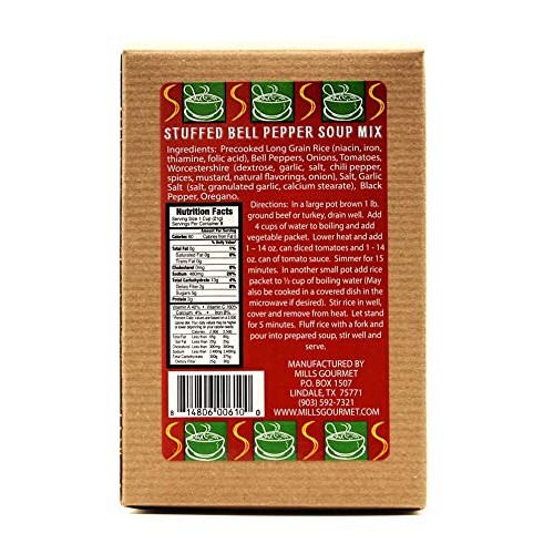 Mills Gourmet Stuffed Bell Pepper Soup Mix | Made With Flavors O