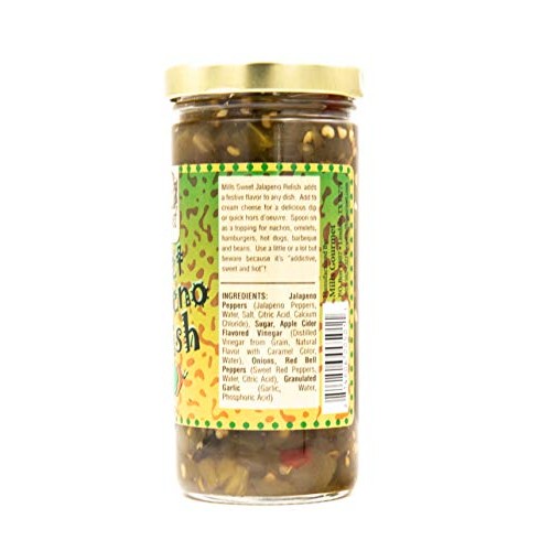 Mills Gourmet Sweet Jalapeno Relish | With Flavors Of Jalapenos