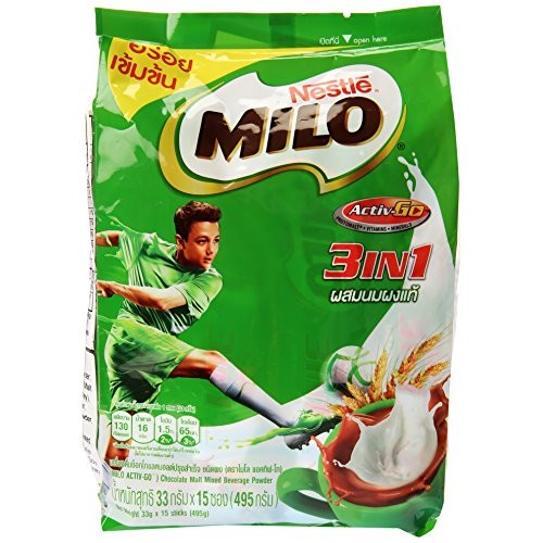 Milo Chocolate Malt Flavoured Mixed Beverage Activ B 3In1 35G.P