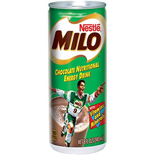Milo Nutritional Energy Drink, Chocolate, 8 Fluid Ounce Pack Of