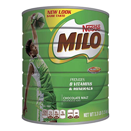 Nestlé Milo Chocolate Malt Beverage Mix, 3.3 Pound Can 1.5Kg |
