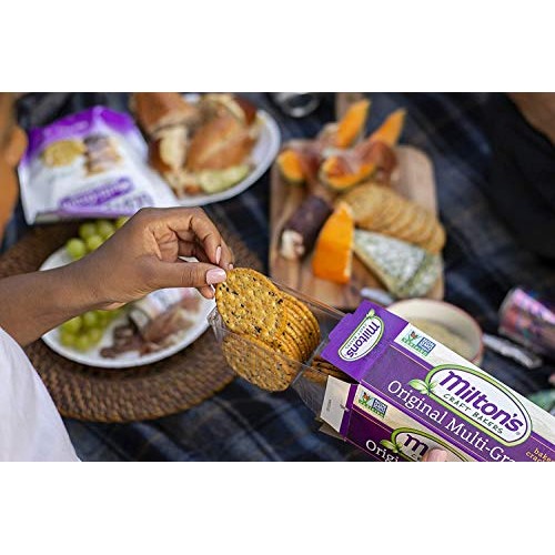 Milton’S Gourmet Crackers. Multi-Grain, Fire Roasted Vegetable,