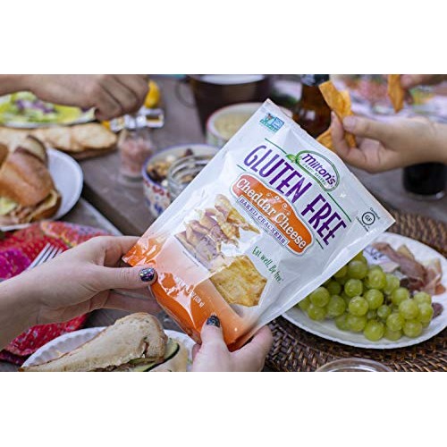 Milton’S Gluten Free Baked Crackers, 3 Flavor Variety Bundle. Cr