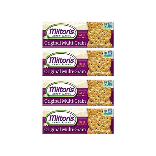 Milton’S Gourmet Crackers. Multi-Grain Non-Gmo Baked Crackers, 8